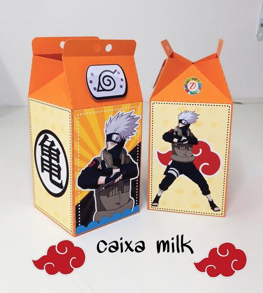 Caixa milk - NARUTO