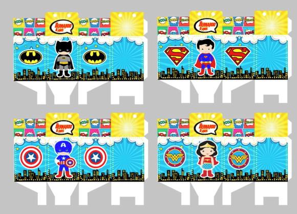 Caixa Milk - Super Herois Baby