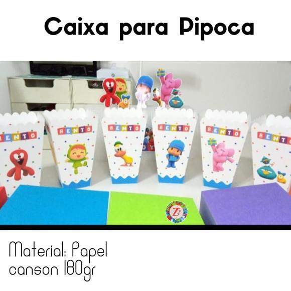 Caixa para Pipoca personalizada - POCOYO