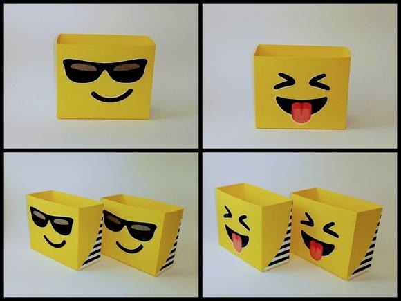 Caixinha para doces - EMOJIS
