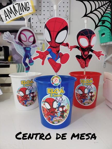 Centro de Mesa Baldinho - HOMEM ARANHA AMIGOS INCRÍVEIS
