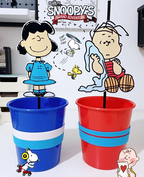 Centro de Mesa Baldinho - SNOOPY E SUA TURMA
