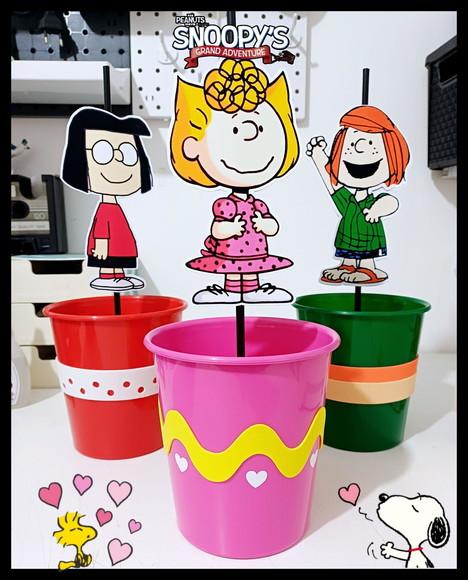 Centro de Mesa Baldinho - SNOOPY E SUA TURMA