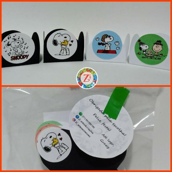 Forminhas para docinhos - tema SNOOPY
