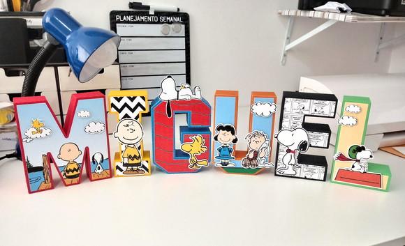 Kit convite display - snoopy