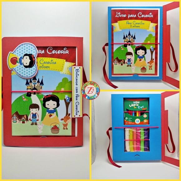 Maleta surpresa - tema: Branca de Neve cut