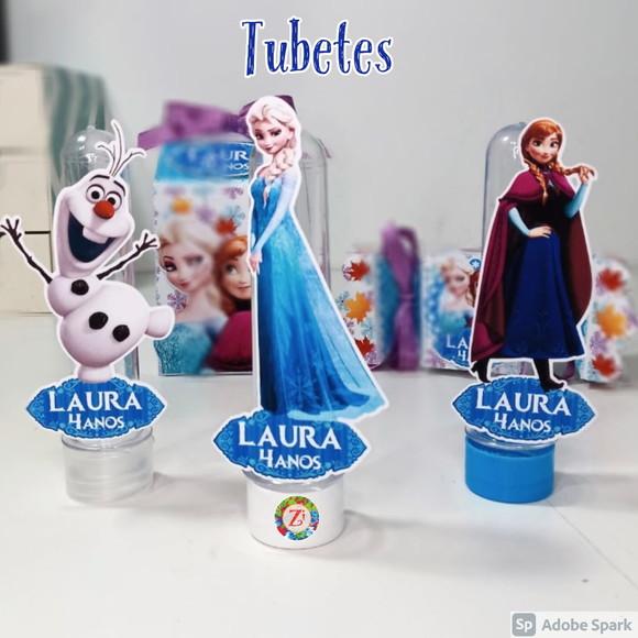 Tubetes - tema FROZEN