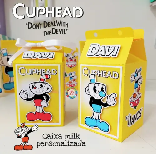 Caixa Milk - Cuphead