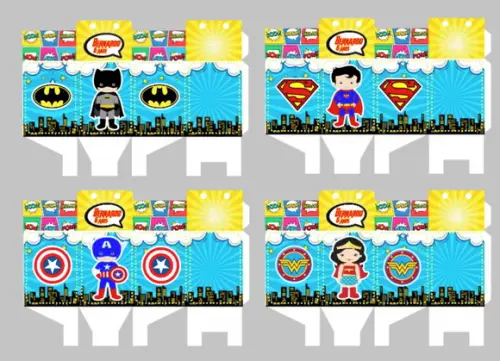 Caixa Milk - Super Herois Baby