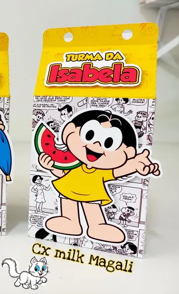 Caixa Milk Personalizada- Magali
