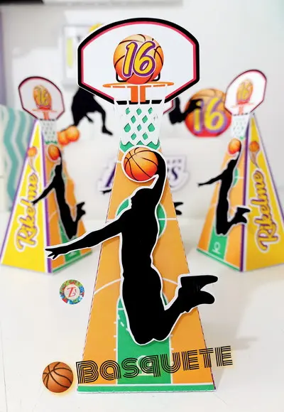 Caixa Pirâmide - Basquete