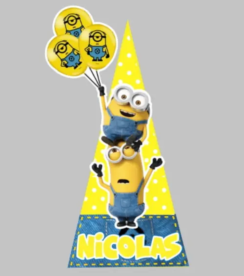 Caixa Pirâmide - MINIONS