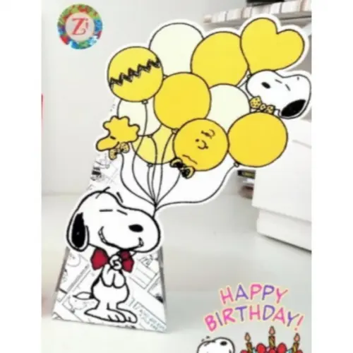 Caixa Pirâmide - Snoopy