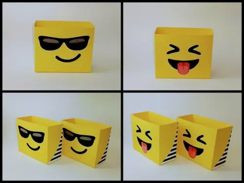 Caixinha para doces - EMOJIS
