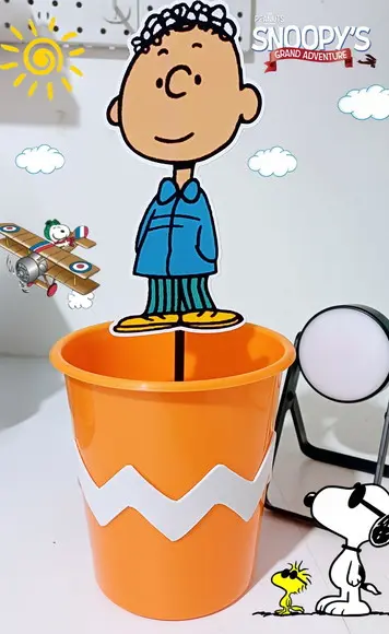 Centro de Mesa Baldinho - SNOOPY E SUA TURMA