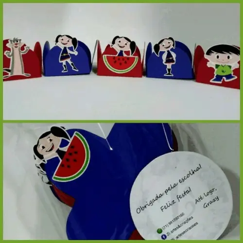 Forminha para docinhos - Tema SHOW DA LUNA