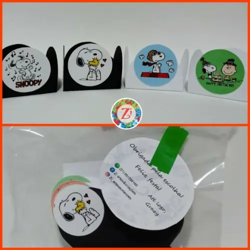 Forminhas para docinhos - tema SNOOPY