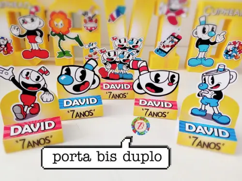 Porta BIS duplo - CUPHEAD