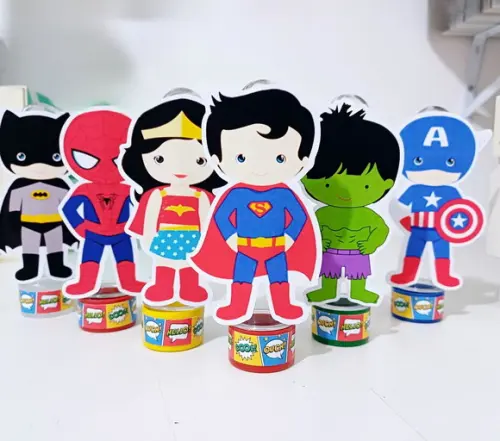 Tubetes - Tema Super Herois Baby