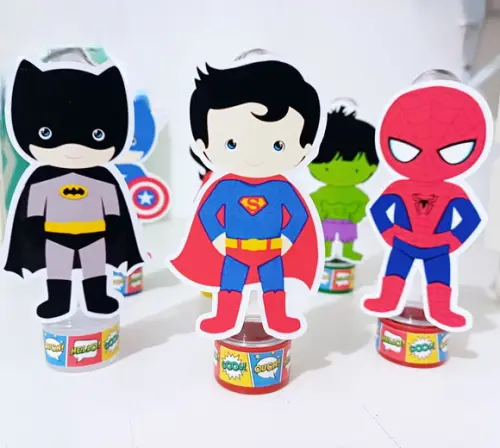 Tubetes - Tema Super Herois Baby