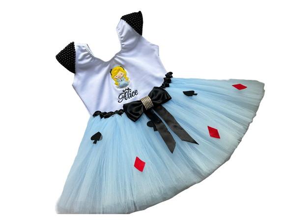 Fantasia Alice no País das Maravilhas Infantil