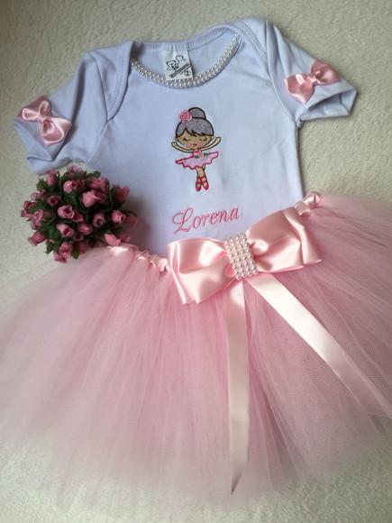 Fantasia Bailarina Aniversário Tutu