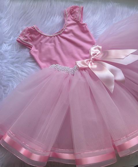 Fantasia Bailarina Infantil Rosa Tutu
