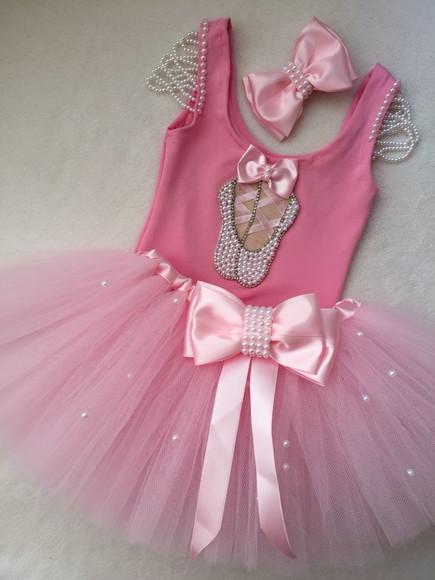 Fantasia Bailarina Rosa Tutu