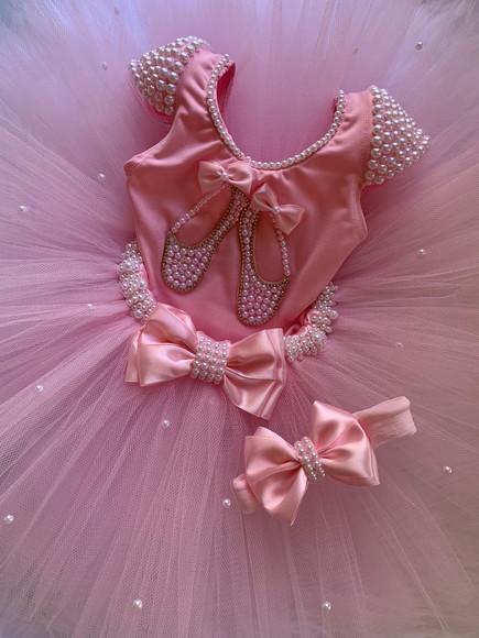 Fantasia Bailarina Vestido de Tutu Infantil