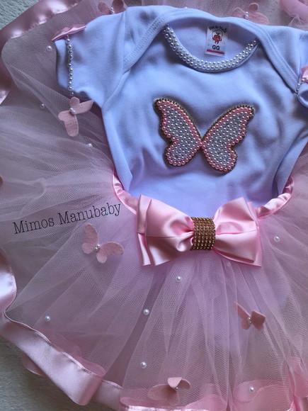 Fantasia Borboleta Infantil Menina Jardim Encantado