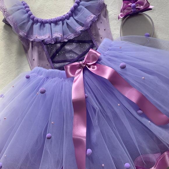 Fantasia Circo Lilas Menina Palhacinha