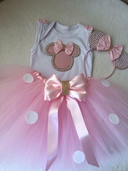 Fantasia Minnie Rosa ou Vermelha