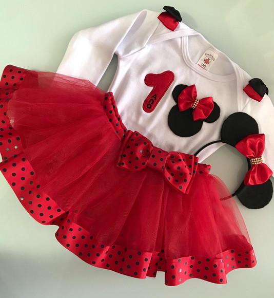 Fantasia Minnie Vermelha