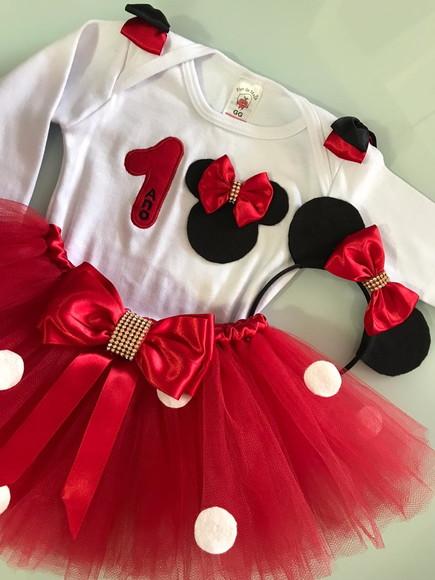 Fantasia Minnie Vermelha