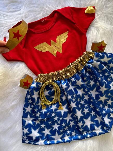 Fantasia Mulher Marvilha Super Herois