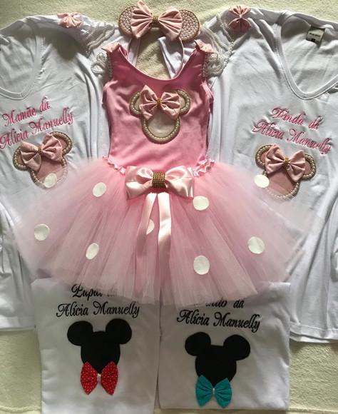 Kit Minnie Familia Fantasia