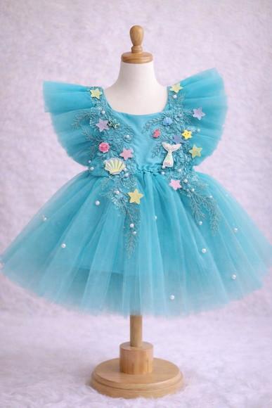 Romper Fundo do Mar Sereia Infantil