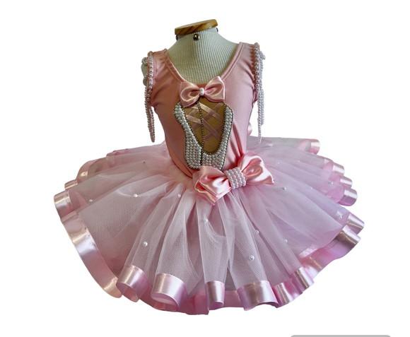 Roupa Bailarina Tutu Rosa