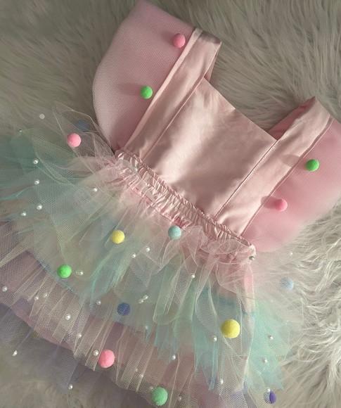 Romper Tutu Circo Palhacinha - Roupa de Festa Luxo