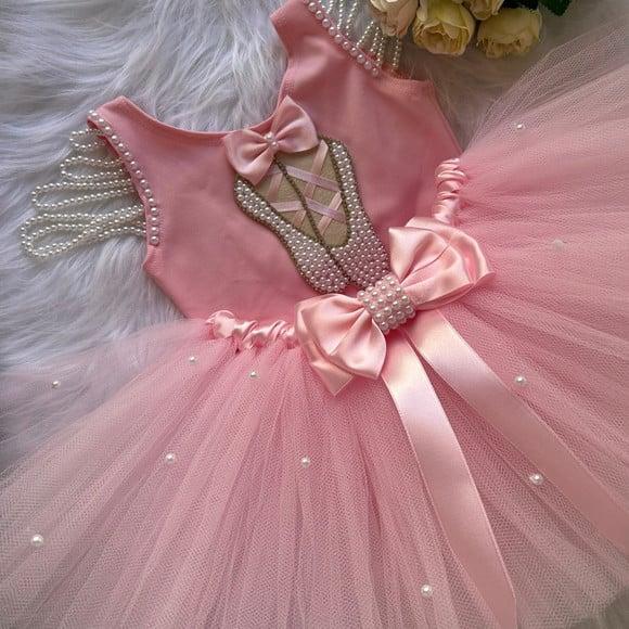 Roupa de Aniversário Bailarina