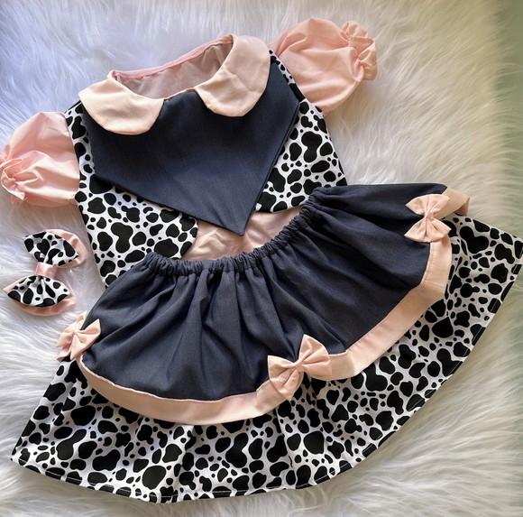 Roupa Fazendeira Cowboy Infantil