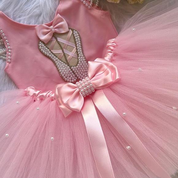 Vestido Bailarina Aniversario Infantil Bale