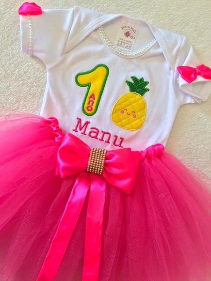 Vestido Frutinhas Festa Infantil
