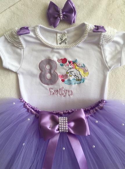 Vestido Infantil Unicórnio