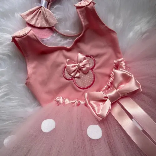Conjunto Minnie Rosa Luxo
