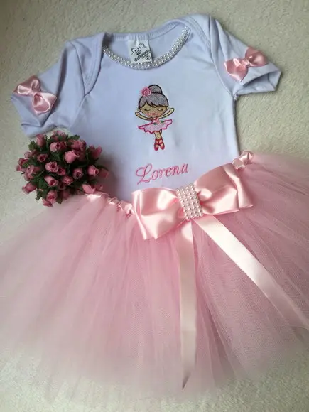 Fantasia Bailarina Aniversário Tutu