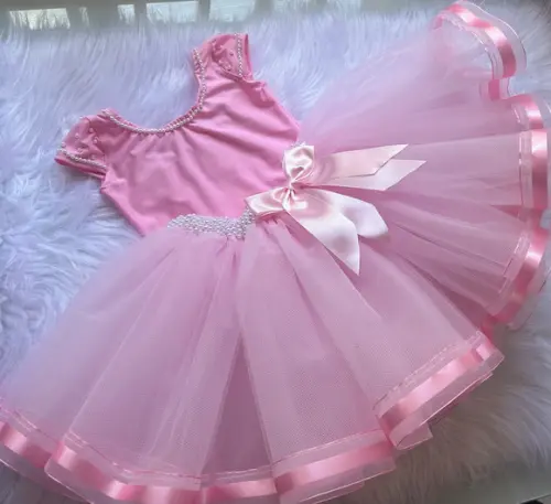 Fantasia Bailarina Infantil Rosa Tutu