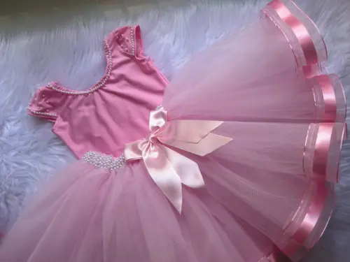 Fantasia Bailarina Infantil Rosa Tutu