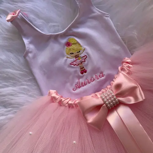 Fantasia Bailarina Loira Infantil