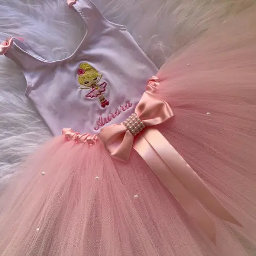 Fantasia Bailarina Loira Infantil